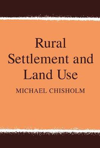 Cover image for Rural Settlement and Land Use