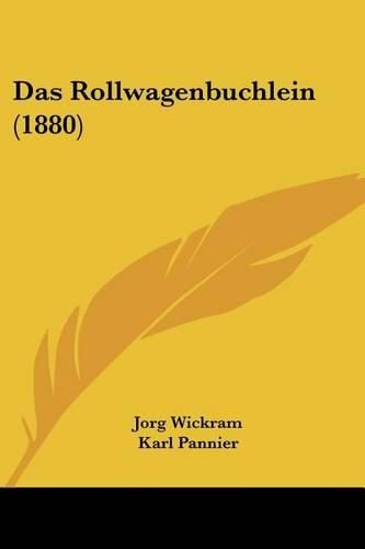 Cover image for Das Rollwagenbuchlein (1880)