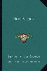 Cover image for Hopi Songs