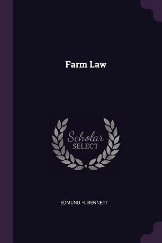 Cover image for Farm Law