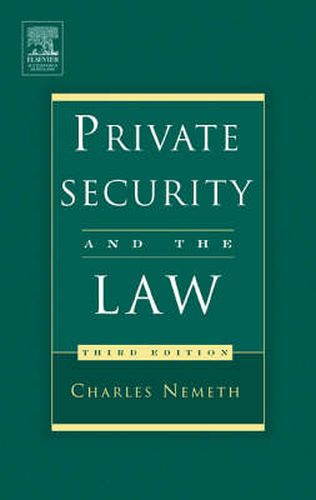 Cover image for Private Security and the Law