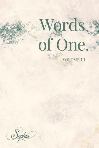 Cover image for Words of One: Volume III