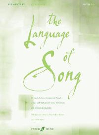 Cover image for The Language Of Song: Elementary (Low Voice)