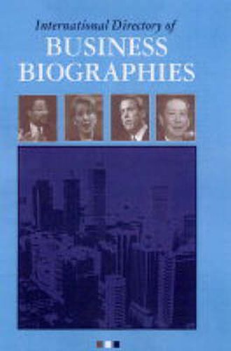 Cover image for International Directory of Business Biographies