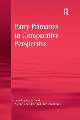 Cover image for Party Primaries in Comparative Perspective