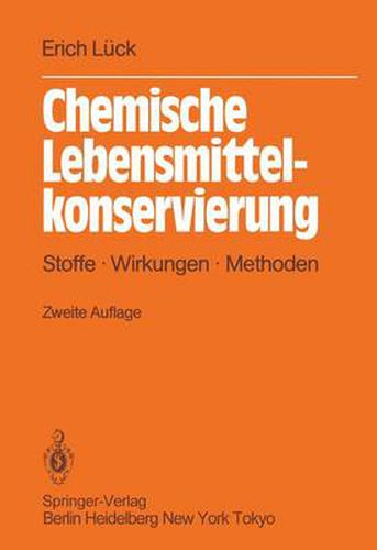 Cover image for Chemische Lebensmittelkonservierung