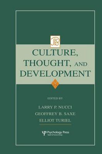 Cover image for Culture, Thought, and Development