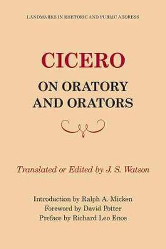 Cover image for Cicero On Oratory And Orators