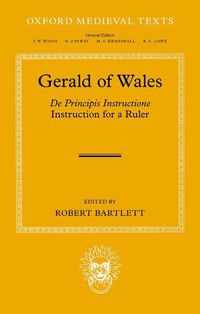 Cover image for Gerald of Wales: De Principis Instructione