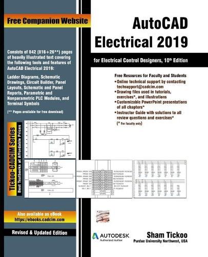 Cover image for AutoCAD Electrical 2019 for Electrical Control Designers, 10th Edition