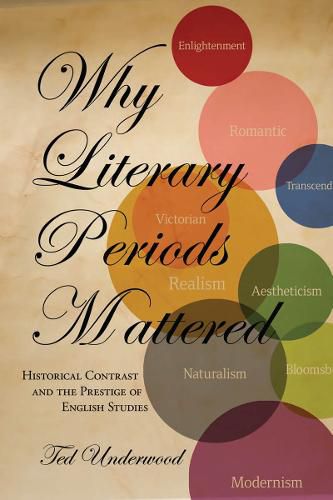 Cover image for Why Literary Periods Mattered: Historical Contrast and the Prestige of English Studies