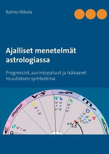 Cover image for Ajalliset menetelmat astrologiassa: Progressiot, aurinkopaluut ja ikakaaret muutoksen symboleina