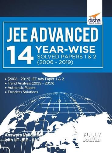 Cover image for Jee Advanced 14 Year-Wise Solved Papers 1 & 2 (2006 - 2019)