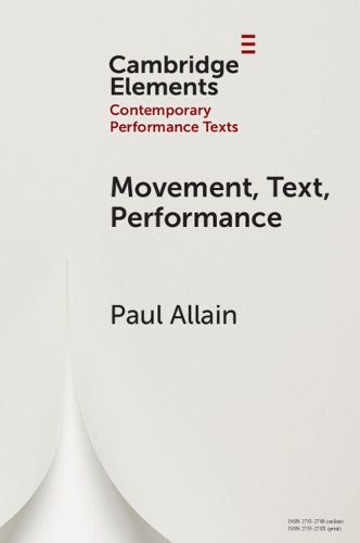 Cover image for Movement, Text, Performance