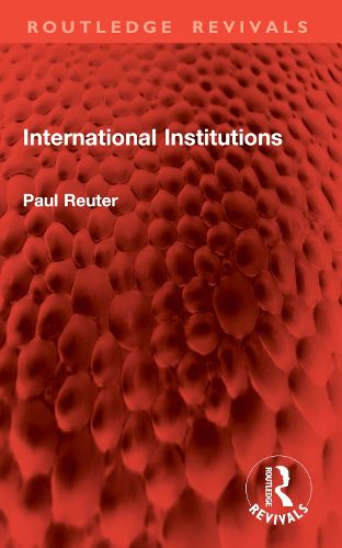 Cover image for International Institutions