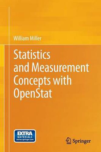 Cover image for Statistics and Measurement Concepts with OpenStat