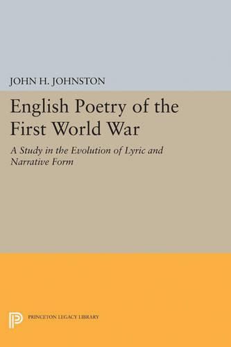 Cover image for English Poetry of the First World War