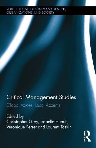 Cover image for Critical Management Studies: Global Voices, Local Accents