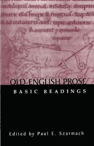 Cover image for Old English Prose: Basic Readings