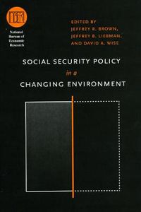 Cover image for Social Security Policy in a Changing Environment