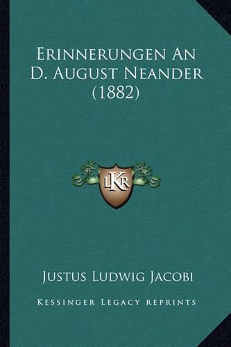 Erinnerungen an D. August Neander (1882)