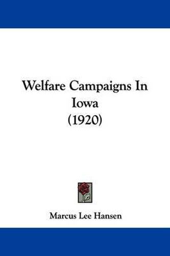 Welfare Campaigns in Iowa (1920)