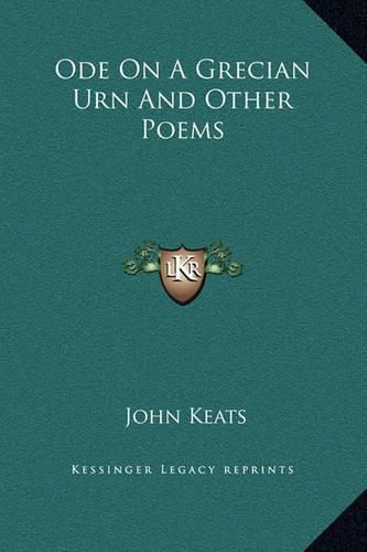 Cover image for Ode on a Grecian Urn and Other Poems