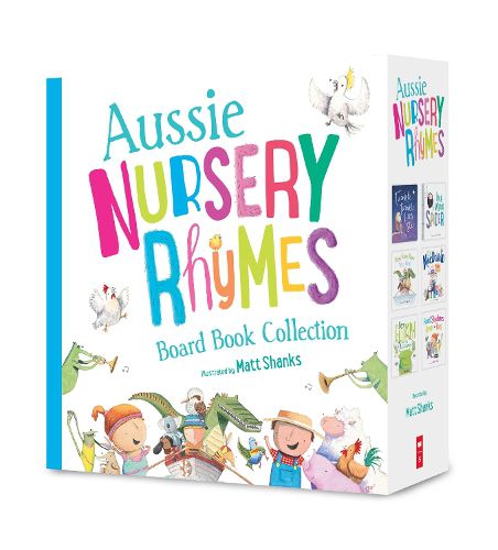 Cover image for Aussie Nursery Rhymes: 6-Board Book Collection