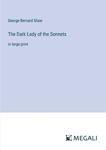 Cover image for The Dark Lady of the Sonnets