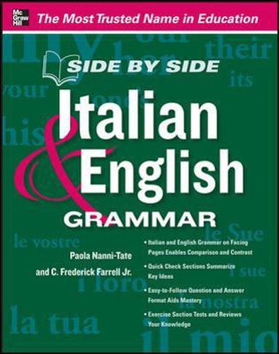 Cover image for Side by Side Italian and English Grammar