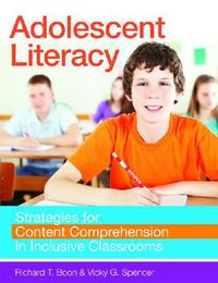 Cover image for Adolescent Literacy: Strategies for Content Comprehension in Inclusive Classroom