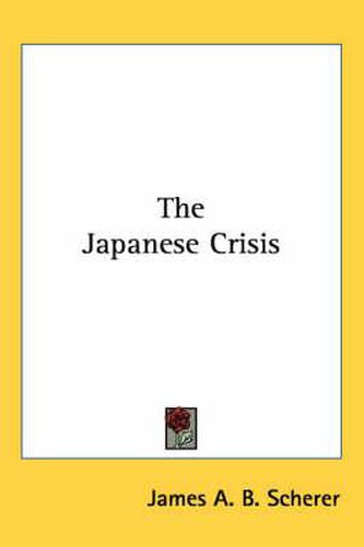 The Japanese Crisis