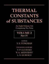 Cover image for Thermal Constants of Substances