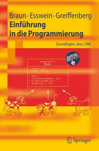 Cover image for Einfuhrung in die Programmierung: Grundlagen, Java, UML