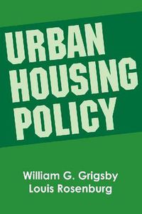 Cover image for Urban Housing Policy