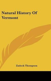 Cover image for Natural History of Vermont