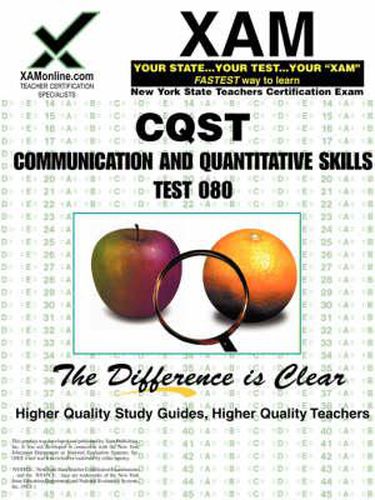 Cover image for NYSTCE Cqst Communication and Quantitative Skills Test 080