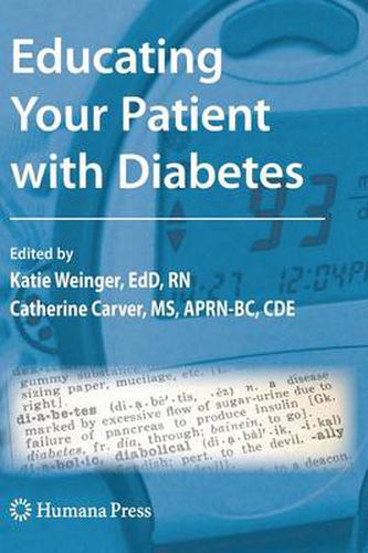 Cover image for Educating Your Patient with Diabetes