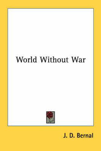 Cover image for World Without War