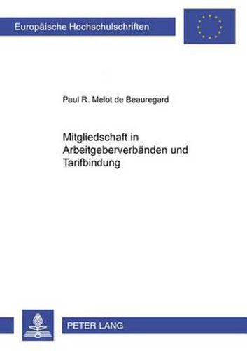 Cover image for Mitgliedschaft in Arbeitgeberverbaenden Und Tarifbindung