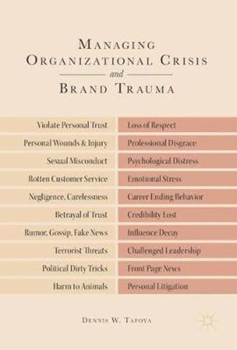 Cover image for Managing Organizational Crisis and Brand Trauma