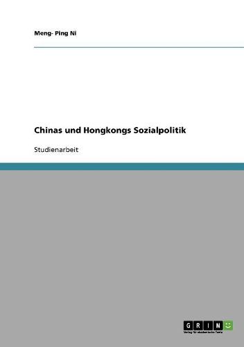 Chinas Und Hongkongs Sozialpolitik