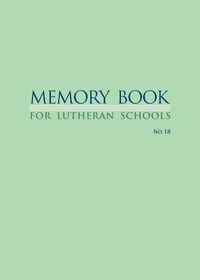 Cover image for Memory Book for Lutheran Schools