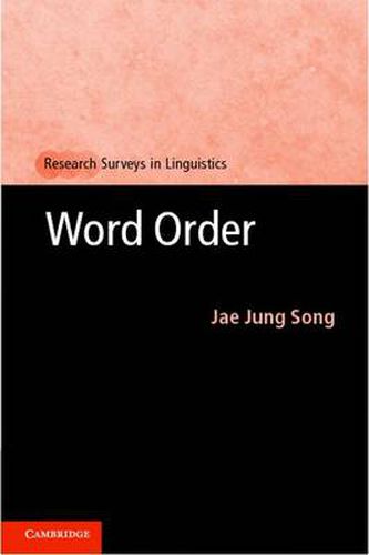 Cover image for Word Order