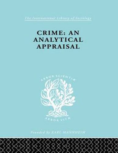 Cover image for Crime:Analyt Appraisal Ils 201