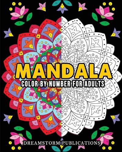 Cover image for Mandala Color by Number for Adults