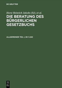 Cover image for Allgemeiner Teil I Und II,  1-240