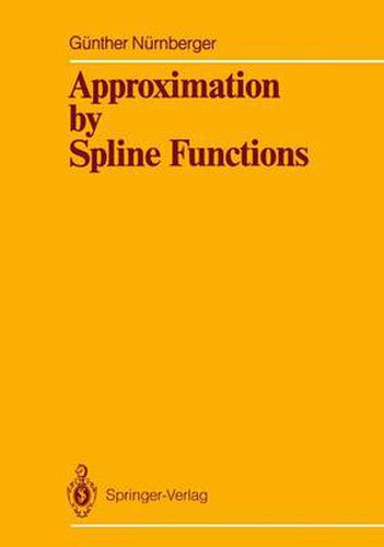 Cover image for Approximation by Spline Functions