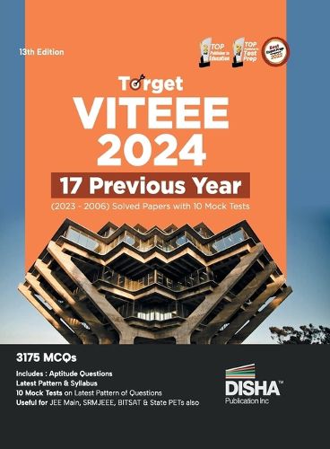 Cover image for Target Viteee 2024 - 17 Previous Year (2023 - 2006) Solved Papers with 10 Mock Tests Physics, Chemistry, Mathematics, & Quantitative Aptitude 3150 Pyqs