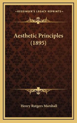 Cover image for Aesthetic Principles (1895)